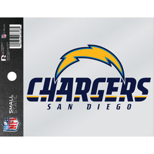 San Diego Chargers Script Logo - Static Cling at Sticker Shoppe