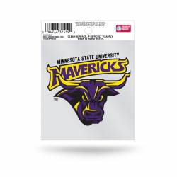 Minnesota State University Mankato Mavericks Logo - Static Cling