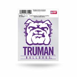 Truman State University Bulldogs Script Logo - Static Cling