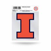 University Of Illinois Fighting Illini Logo - Static Cling