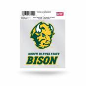 North Dakota State University Bison Script Logo - Static Cling