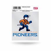 University Of Wisconsin Platteville Pioneers Logo - Static Cling