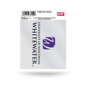 University Of Wisconsin-Whitewater Warhawks Script Logo - Static Cling