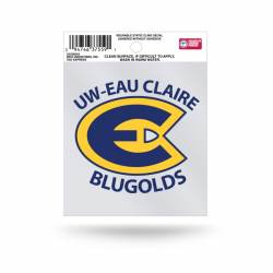 University Of Wisconsin-Eau Claire Blugolds Logo - Static Cling