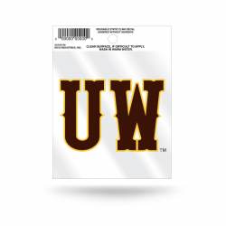 University Of Wyoming Cowboys Script Logo - Static Cling