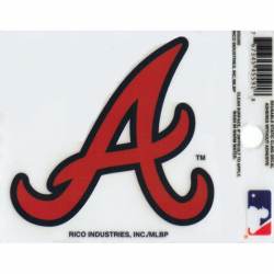 Atlanta Braves Script Logo - Static Cling