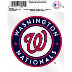 Washington Nationals Logo - Static Cling