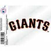 San Francisco Giants Script Logo - Static Cling