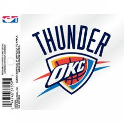 Oklahoma Thunder Logo - Static Cling