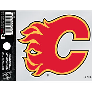 Calgary Flames Logo - Static Cling at Sticker Shoppe