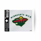 Minnesota Wild Script Logo - Static Cling