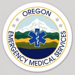 Oregon State Emergency Medical Services - Vinyl Sticker