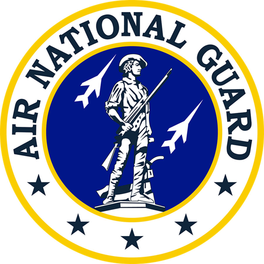 Air National Guard Seal - Vinyl Sticker at Sticker Shoppe