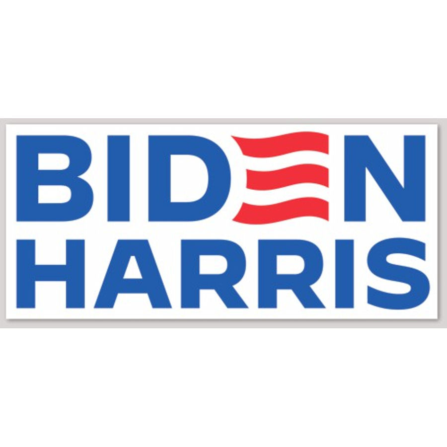 Joe Biden Kamala Harris 2024 For President Logo - Bumper Sticker at ...