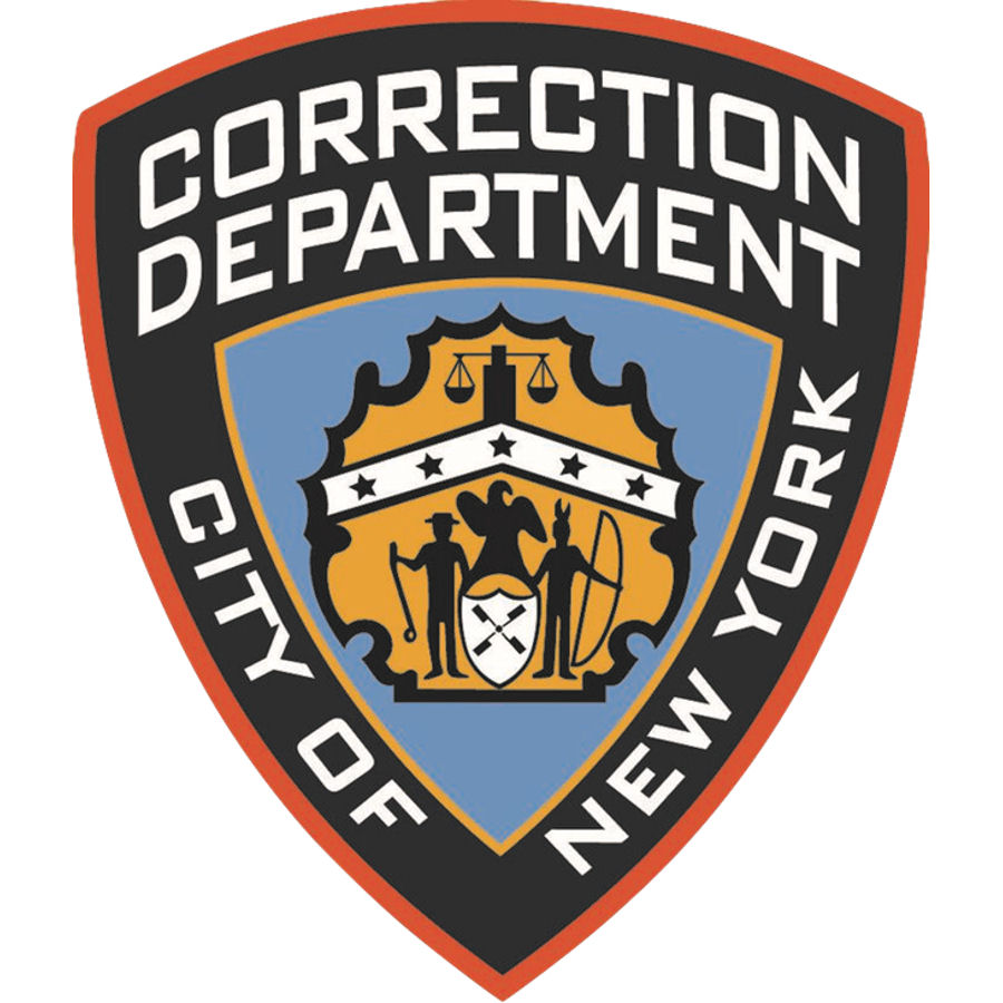 City Of New York Correction Department Red - Vinyl Sticker at Sticker ...