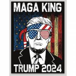 Donald Trump Maga King 2024 - Vinyl Sticker