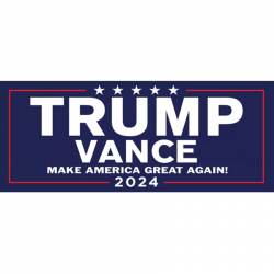 Donald Trump J.D. Vance President Campaign 2024 - Bumper Sticker