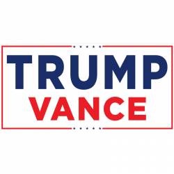 Trump Vance White - Bumper Sticker