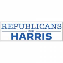 Republicans For Harris - Bumper Sticker
