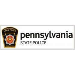 Pennsylvania State Police Trooper Logo - Bumper Sticker