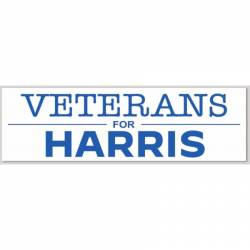 Veterans For Kamala Harris - Bumper Sticker