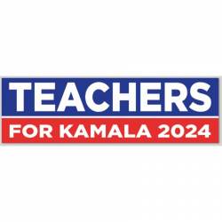 Teachers For Kamala 2024 - Bumper Sticker