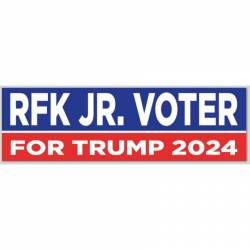 RFK Jr. Voter For Trump 2024 - Bumper Sticker