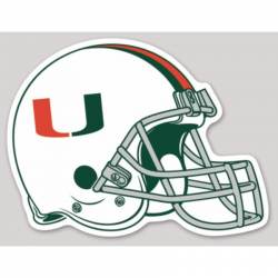 University Of Miami Hurricanes Helmet - Vinyl Sticker