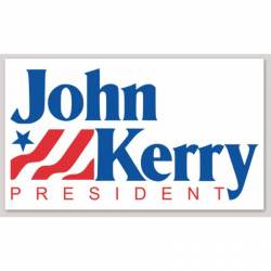 John Kerry Replica 2004 For President Campaign - Vinyl Sticker