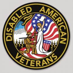 Disabled American Veterans Logo - Vinyl Sticker