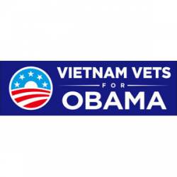 Vietnam Vets For Obama - Bumper Sticker