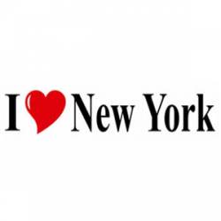 I Love New York - Bumper Sticker