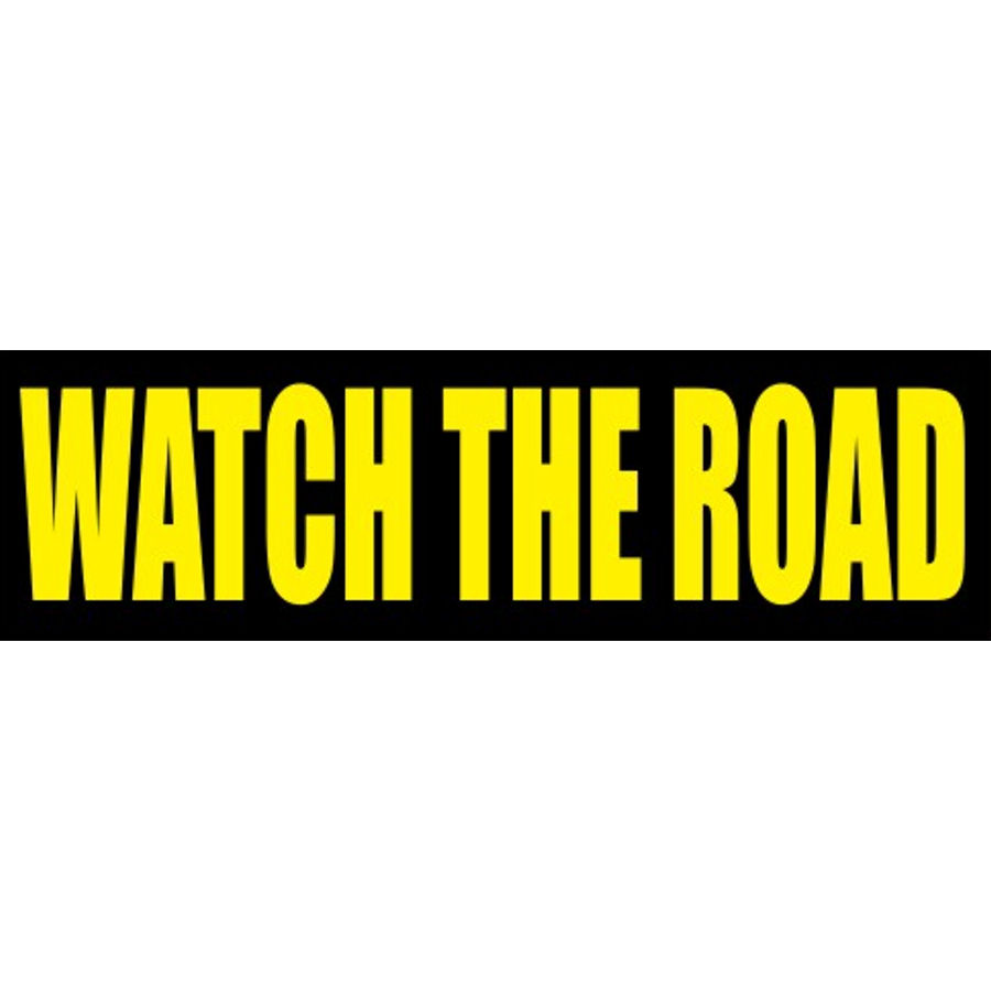 Watch The Road Bumper Sticker at Sticker Shoppe