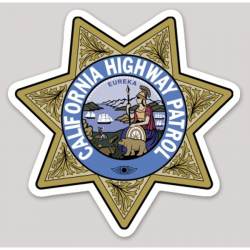 California Highway Patrol Badge - Vinyl Sticker