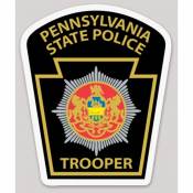 Pennsylvania State Police Trooper Logo - Vinyl Sticker