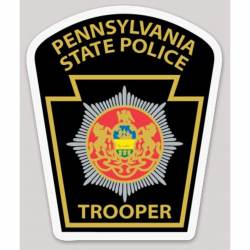 Pennsylvania State Police Trooper Logo - Vinyl Sticker