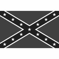 Subdued Confederate Rebel Flag - Vinyl Sticker