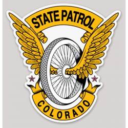 Colorado State Trooper Highway Patrol Logo - Vinyl Sticker