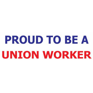 Pro Union - Bumper Sticker at Sticker Shoppe