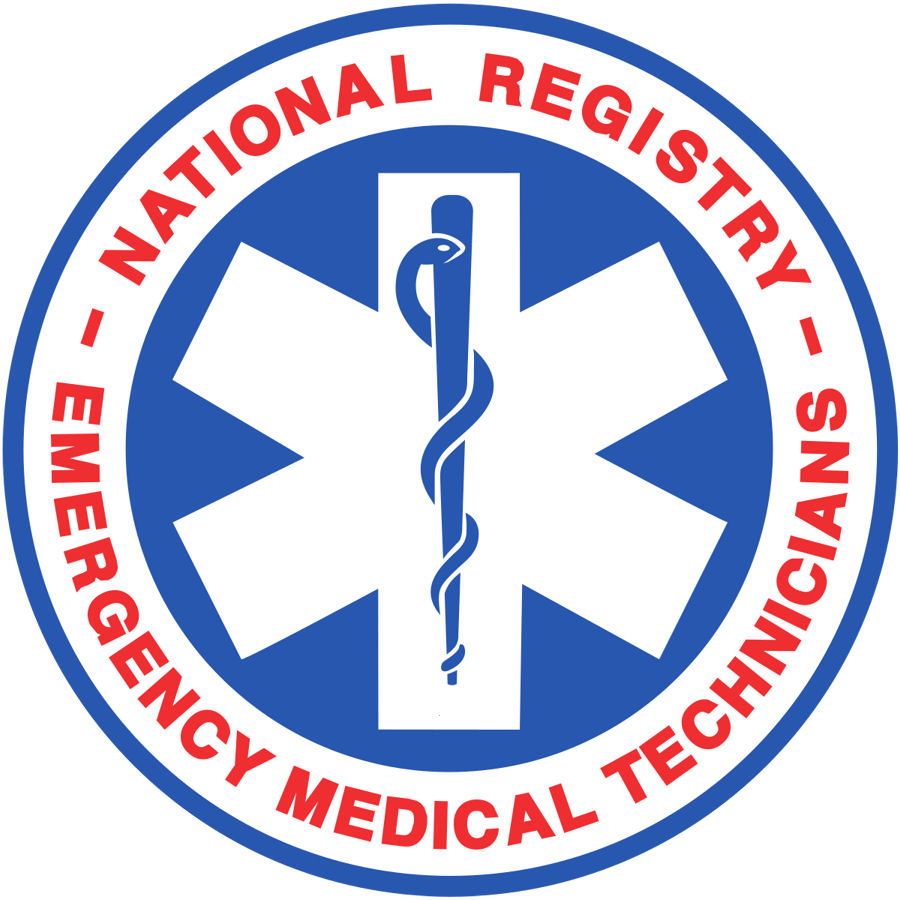 National Registry Emergency Medical Technicians - Vinyl Sticker At ...