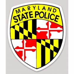 Maryland State Police Patch Logo - Vinyl Sticker