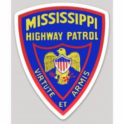 Mississippi Highway Patrol Virtue Et Armis - Vinyl Sticker