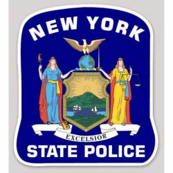 New York State Police Excelsior Logo - Vinyl Sticker