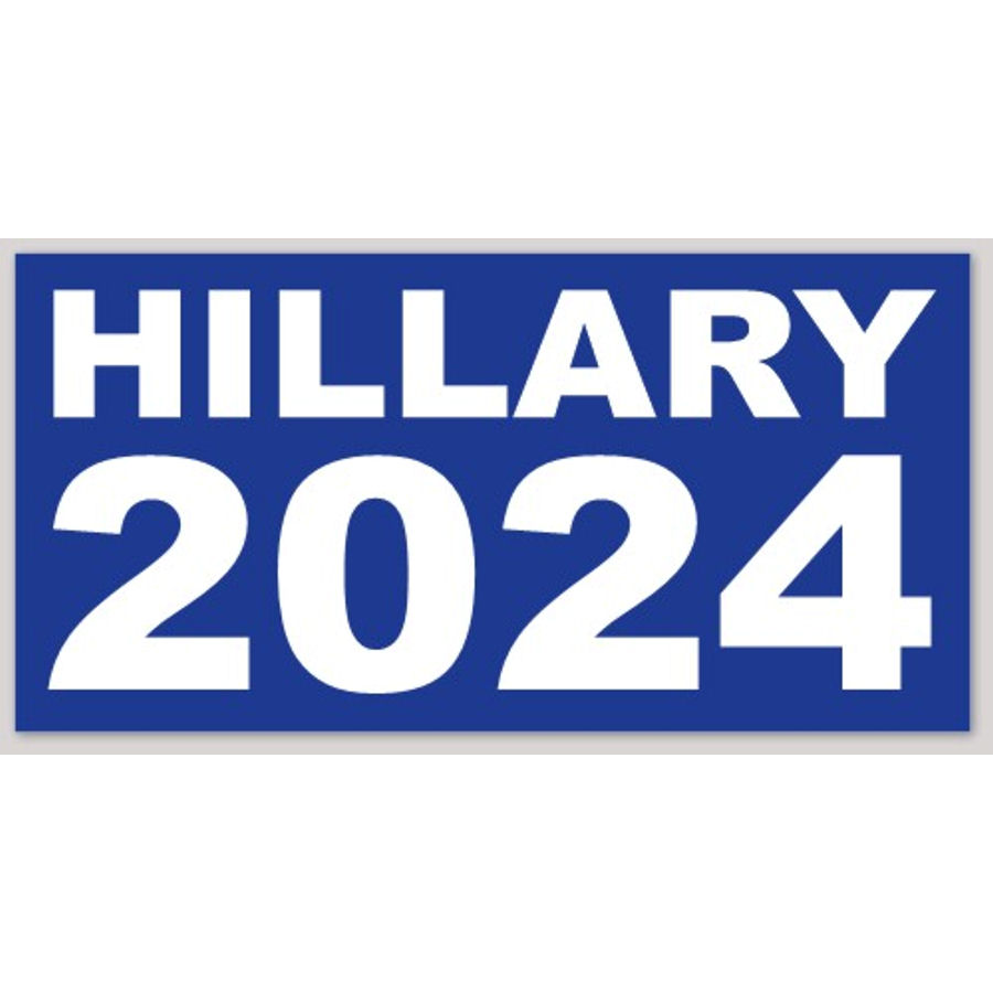 Hillary 2024 For President Vinyl Sticker at Sticker Shoppe
