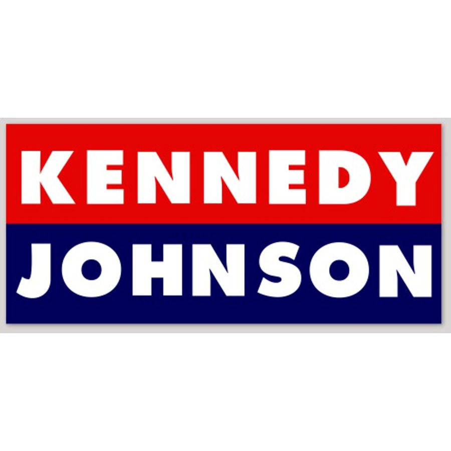 Kennedy Johnson Replica Bumper Sticker at Sticker Shoppe