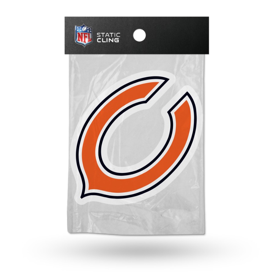 Chicago Bears - 5x5 Shape Cut Die Cut Static Cling at Sticker Shoppe