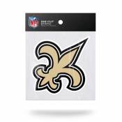 New Orleans Saints - 5x5 Shape Cut Die Cut Static Cling