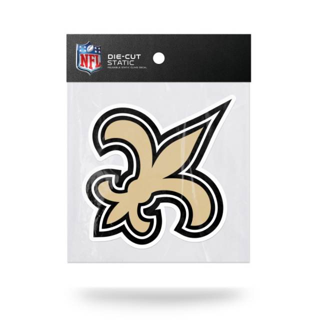 New Orleans Saints Helmet - Static Cling at Sticker Shoppe