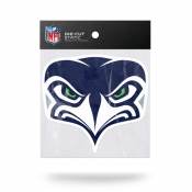 Seattle Seahawks Hawk Head - 5x5 Shape Cut Die Cut Static Cling