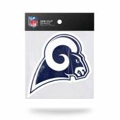 Los Angeles Rams - 5x5 Shape Cut Die Cut Static Cling